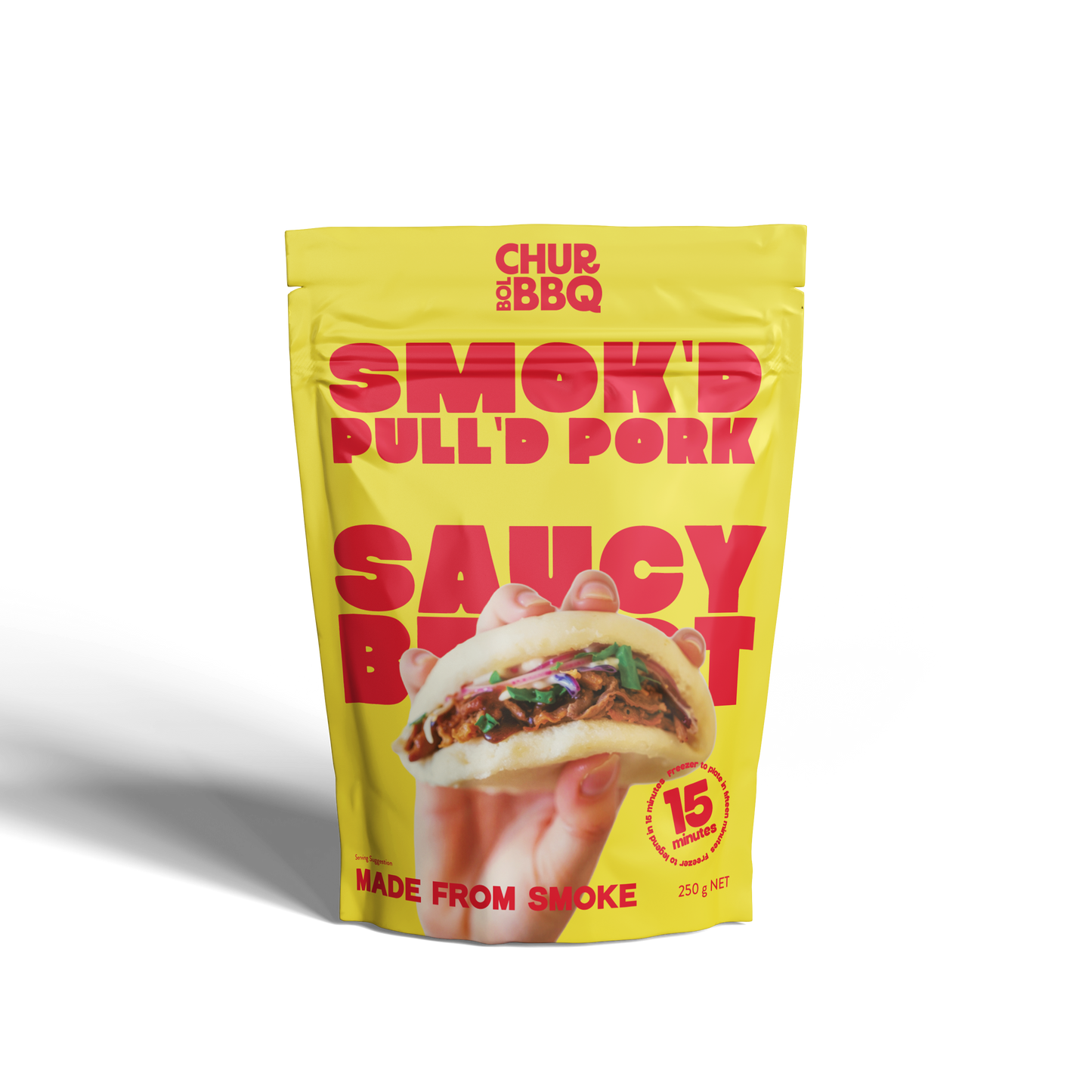 SMOKED BBQ NZ PULLED PORK 250g