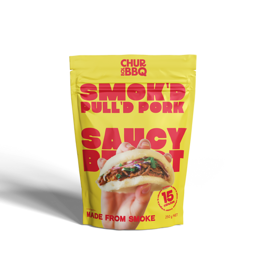 SMOKED BBQ NZ PULLED PORK 250g