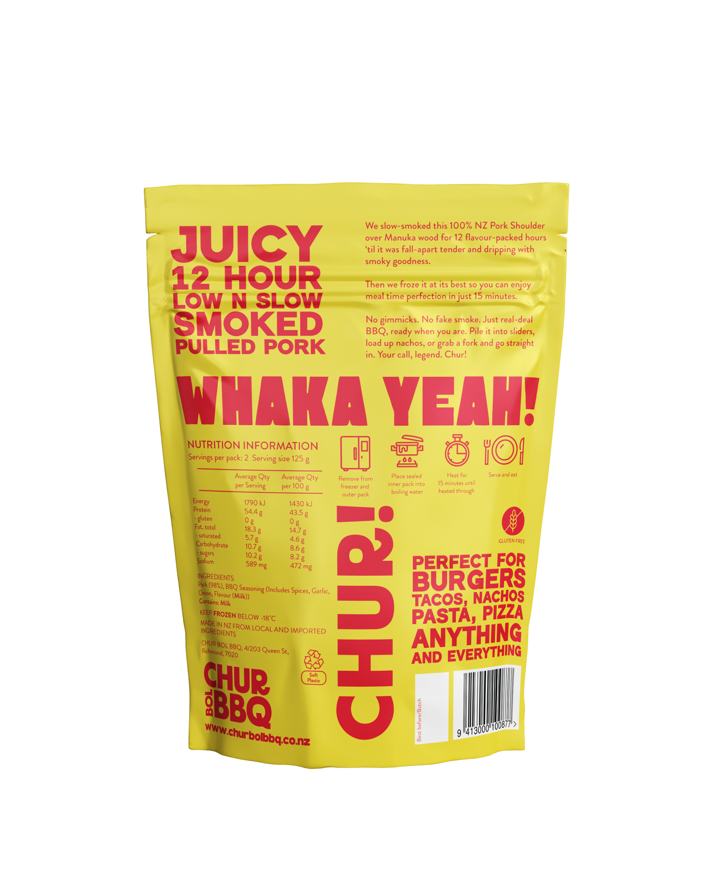 MANUKA SMOKED NZ PULLED PORK